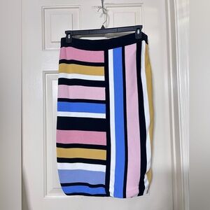 7th avenue Striped Multicolor Skirt size Large